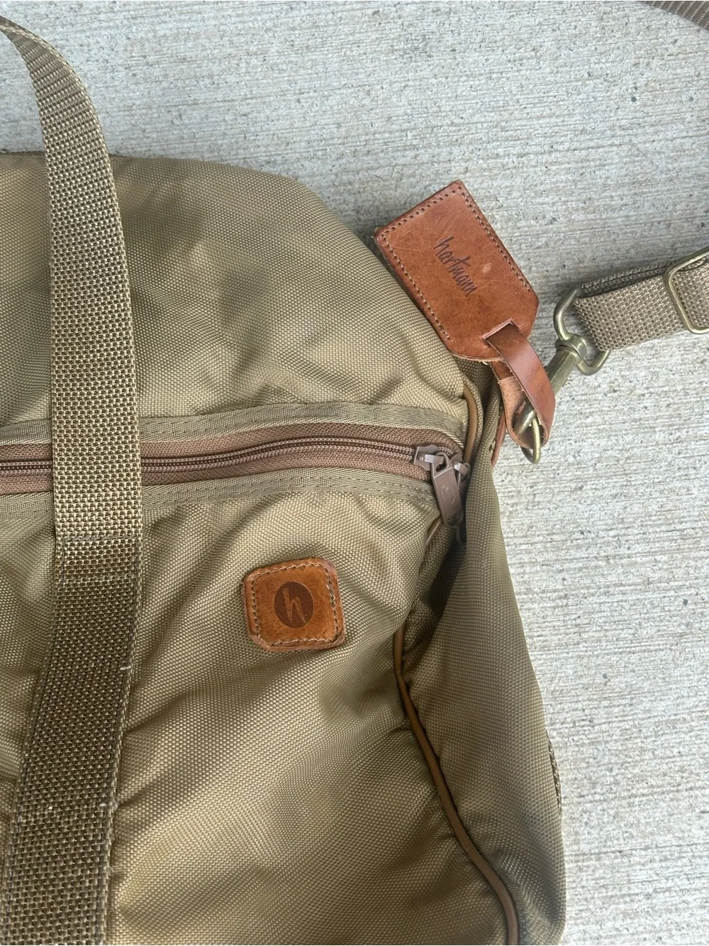 vintage Hartmann ballistic nylon weekender duffel bag
